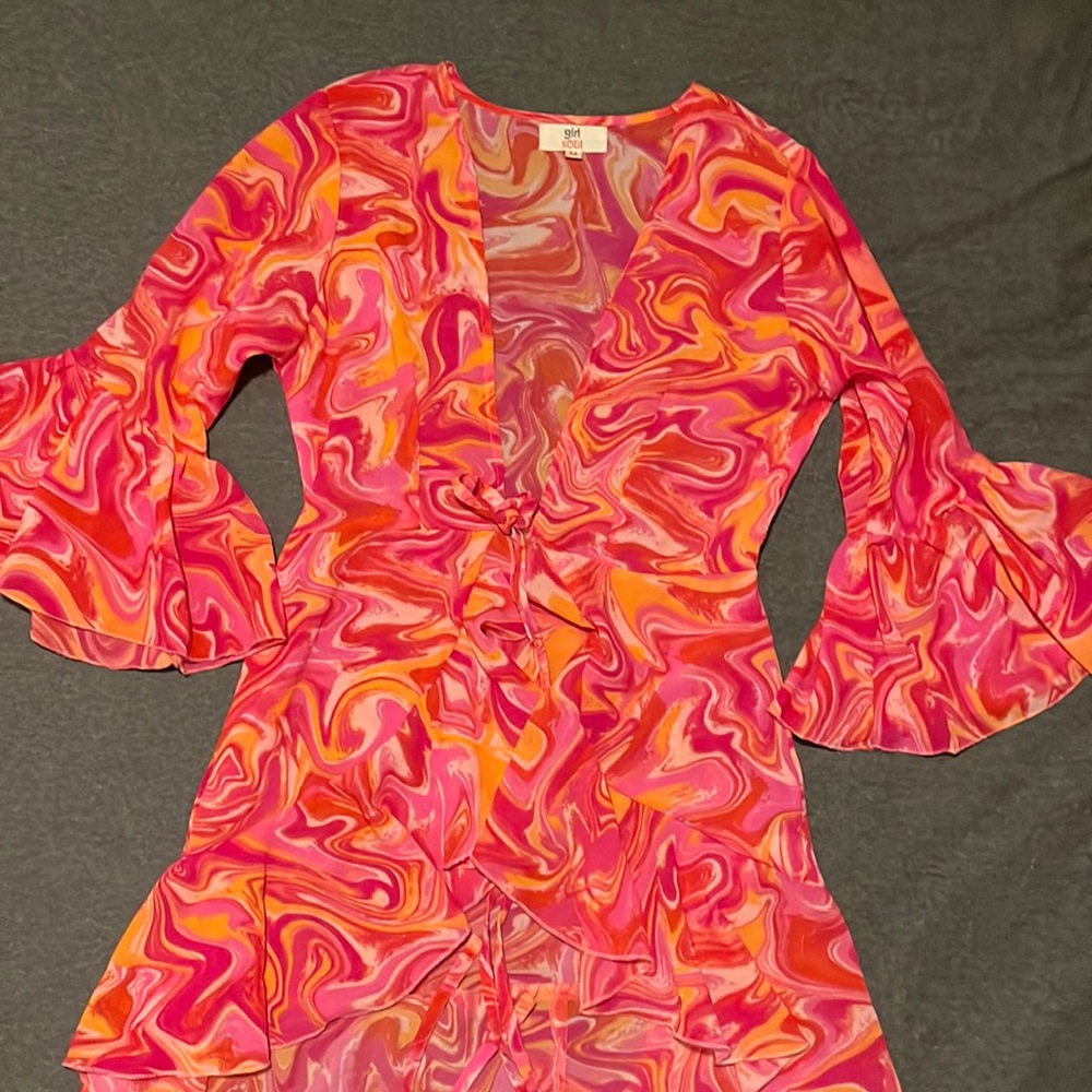 A Vibrant Floral Throw Over